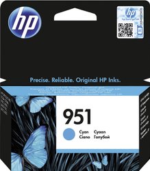 HP  951  Tusz  Cyjan  CN050AE  tusz oryginalny HP 951 atrament  tusz oryginalny Cyjan CN050AE Tusz
