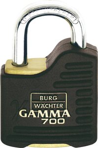 Kłódka Burg Wächter Gamma 700 55 SB  Zamykana na klucz   kłódka z wkładką