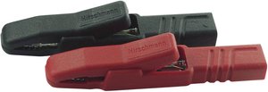 Zestaw zacisków krokodylowych SKS Hirschmann AK 2 S Set CAT I