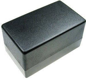 Obudowa uniwersalna Kemo, tworzywo sztuczne, czarny, (D x S x W) 120 x 70 x 65 mm, 1 szt.