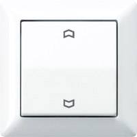 Pokrowiec Jung AS590PWW z ikonami strzałki pełny talerz biały alpejski Przycisk Jung AS590PWW śnieżnobiały