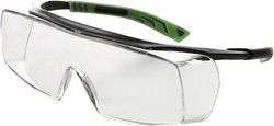 Univet 5X7 5X7-03-11 Okulary z zabezpieczeniem przeciw zaparowaniu, z ochroną UV szary, ciemnozielony EN 166 DIN 166