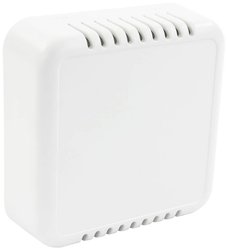 Obudowa czujnika pokojowego w kolorze białym: Obudowa do czujnika CO2, czujnik temperatury itp. Obudowa uniwersalna Camdenboss CBRS, ABS, biały, (D x S x W) 74 x 74 x 24.5 mm, 1 szt.