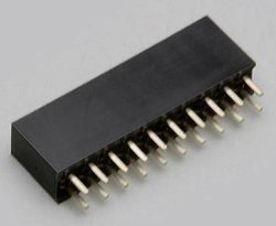 TRU COMPONENTS TC-2506355 Złącze żeńskie Siatka: 2 mm Ilośc pinów: 14 Ilość rzędów: 2 1 szt.