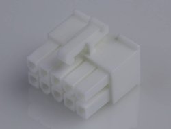 Obudowa złącza pin żeńskiego na kabel Molex MOL Power & Signal Sol. 39012100, piny: 10, 13 A, 1 szt.