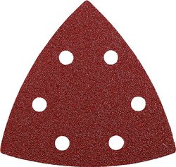 Trójkąty szlifierskie QUICK-STICK, DREWNO I METAL, elektrokorund, 93 mm, ziarnistość 180 Papier ścierny delta kwb 492818 5 szt.