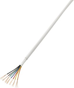 Kabel alarmowy TRU COMPONENTS LiYY/CCA 1565224, 7 x 4.40 mm, 50 m