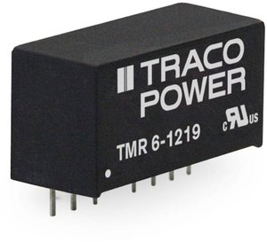 Przetwornica DC/DC, do PCB TracoPower TMR 6-0515 TMR 6-0515, SIL-8, 6 W, 24 V/DC, 250 mA, 1 szt.