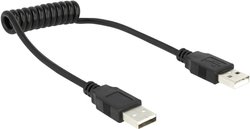 Kabel USB Delock, USB 2.0, Złącze męskie USB-A, Złącze męskie USB-A, 0.60 m