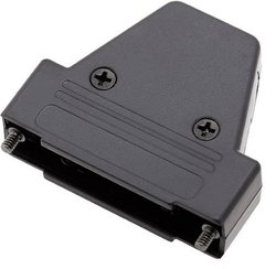 Obudowa złącza D-SUB encitech TRI-P-25-K 6550-0101-03, tworzywo sztuczne, 180 °, 45 °, 45 °, 1 szt.