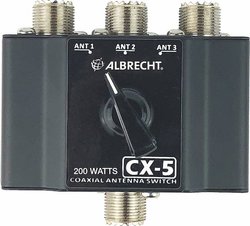 Przełącznik antenowy Albrecht CX-5 3-Wege Antennenschalter 7402