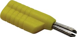 Wtyk bananowy Schnepp N 4041L 4mm, żółty