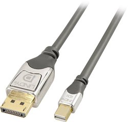 Przejściówka Mini DisplayPort, DisplayPort LINDY LINDY 2m Mini DP an DP Kabel Cromo Line 36312, 2.00 m