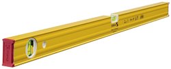 Poziomica STABILI Typ 80 AS, 90 cm, wzmocniony profil aluminiowy, 1 libella pozioma, 1 libella pionowa, zintegrowany korek, Made in Germany Lekka poziomica Stabila 19167