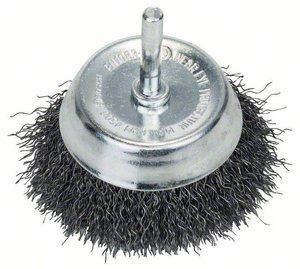 Szczotka garnkowa, drut falisty, 0,3 mm, 70 mm, 4500 obr/min Bosch Accessories N/A N/A Ø trzonka 6 mm 1609200270 1 szt.