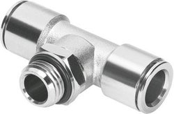 Złączka T FESTO NPQM-T-G18-Q6-P10    Średnica rury: 6 mm   1 szt.