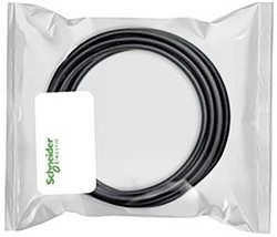 Kabel silnikowy, 4x 1,5 mm², ekranowany, koniec otwarty, wtyczka, do 3-fazowych silników krokowych do wzmacniacza Lexium SD3, 10 m kabel sieciowy zasilający Schneider Electric VW3S5101R100