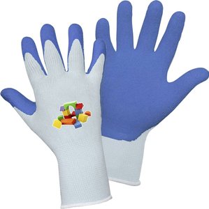 Rękawice ogrodowe L+D Griffy Picco 14911, Rozmiar rękawic: Rozmiar dziecięcy, niebieski