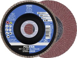 Tarcza lamelkowa PFERD A Sg Steelox 67608125 Średnica 125 mm 10 szt.