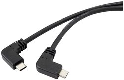 Kabel Kabel USB USB 3.2 Gen2 (USB 3.1 Gen2) Renkforce RF-4633064 Złącze męskie USB-C®, Złącze męskie USB-C® 1.20 m