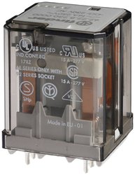 Przekaźnik z podłączeniami do płytki PCB, 2 zestyki przełączne 16 A, cewka 12 V DC  Przekaźnik SMT Finder 62.22.9.012.4000 62.22.9.012.4000, 400 V/AC, 16 A, 1 szt.