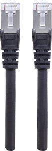 Kabel sieciowy Intellinet Cat7 S/FTP ze złączem Cat6a 100% miedzi LS0H 0,5m, czarny Kabel LAN Intellinet 740623, 1 szt., RJ45, CAT 6a, S/FTP, 0.50 m, czarny
