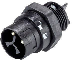 Złącze męskie okrągłe Wieland RST16I3 S S1 M02 SW 46.032.5053.1, styki:2 + PE, 250 V, 16 A, 1 szt.