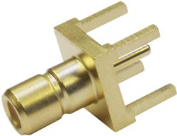 Złącze SMB Telegärtner J01160A0211 J01160A0211 złącze męskie do wbudowania pionowego 50 Ω 1 szt.