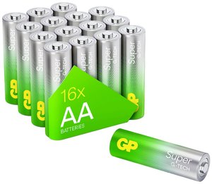 GP Batteries Super Bateria AA/R06 alkaliczno-manganowe 1.5 V 16 szt.