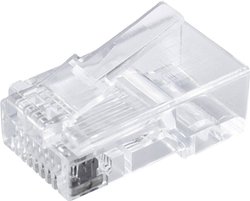 Zestaw wtyków modułowych, ilość biegunów 8P8C - nieekranowany, 15 szt. Złącze męskie RJ Quadrios 1906C164, RJ45, CAT 5, piny:8P8C, 15 szt.