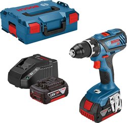 Wiertarko-wkrętarka akumulatorowa Bosch Professional GSR 18V-28 0615990L7K 18 V 3.0 Ah zaw. 2 akumulatory, zaw. ładowarkę, zaw. walizkę