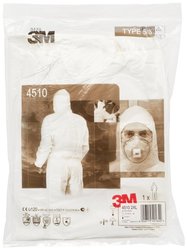 Kombinezon ochronny jednorazowy 3M 4520CS2XL, Rozmiar ubrania: XXL, biały