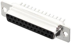 Listwa żeńska D-Sub encitech DD25-FTBS 2103-0100-13, rzędy: 2, styki: 25, 180 °, 1 szt.