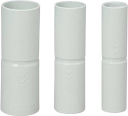 Złączka rury instalacyjnej Heidemann 13188, EN25, 5 szt, szara