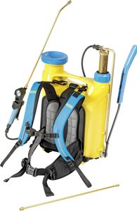 Opryskiwacz plecakowy tłokowy Pro 1800 - opryskiwacz plecakowy 18 l, opryskiwacz ogrodowy Zestaw do opryskiwania Gloria Haus und Garten Pro 1800