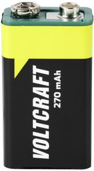 Akumulator 9 V, NiMH VOLTCRAFT Endurance 6LR61 VC-12714065, 270 mAh, 8.4 V, 1 szt.