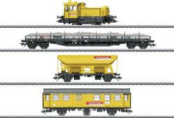 Budowa składu kolejowego H0 firmy DB AG, MHI Pociąg towarowy H0 Märklin 26621