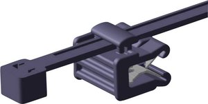 Opaska kablowa (L x W) 200 x 4.6 mm T50ROSEC22-MC5-BK-D1 Kolor producenta: czarny HellermannTyton 156-00011 1 szt.