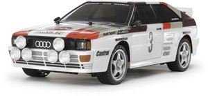 Model samochodu RC Tamiya Audi Quattro Rally, 1:10, Do samodzielnego złożenia