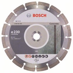 Bosch Accessories  2608602200  Standard for Concrete 230 x 22,23  Tarcza tnąca diamentowa  Średnica 230 mm  Średnica otworu 22.23 mm  beton  1 szt.