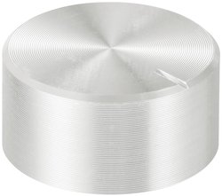 Pokrętło TRU COMPONENTS TC-11613828, z nakładką ze znacznikiem, (Ø x W) 20 mm x 10 mm, 1 szt.