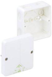 Puszka instalacyjna Spelsberg Abox 025-L/w, IP65, (D x S x W) 80 x 80 x 52 mm, biały, 1 szt.