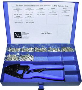 Zestaw końcówek oczkowych Vogt Verbindungstechnik 3990, 0.50 mm² - 6 mm², 1001 szt.