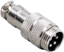 Złącze męskie DIN miniaturowe BKL Electronic 0206002 0206002, miedź, złącze męskie proste, 1 szt.