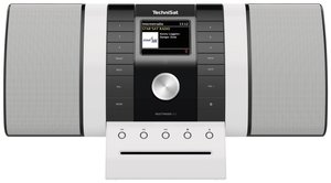 Radio internetowe z odtwarzaczem CD TechniSat MULTYRADIO 4.0 Internet, DAB+, UKW funkcja ładowania akumulatora, z pilotem, obsługa Spotify, funkcja budzika czarny, biały
