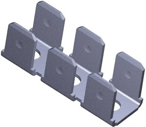Końcówka płaska 6,3 mm / 0,8 mm 180 °, nieizolowana TE Connectivity 41482, 1 szt.