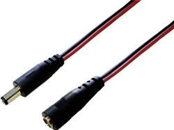 Kabel przedłużający, niskonapięciowy BKL Electronic 072052 5.5 mm 2.1 mm 3.00 m 1 szt.