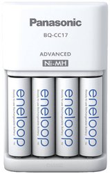 Ładowarka do akumulatorów Panasonic Advanced BQ-CC17 + 4x eneloop AA NiMH