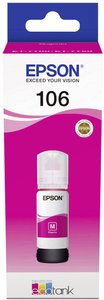 Epson C13T00R340 106 EcoTank Tusz do napełniania Pasujący drukarek marki: Epson Magenta  70 ml