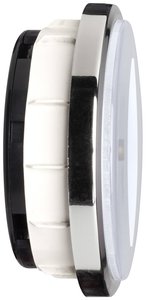 TFA Dostmann 60.3543.02 Sterowany radiowo Zegar radiowy 90 mm x 36 mm  chrom (błyszczący) Do instalacji